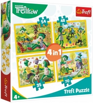 Puzzle 4în1 Familia TREFLÍK