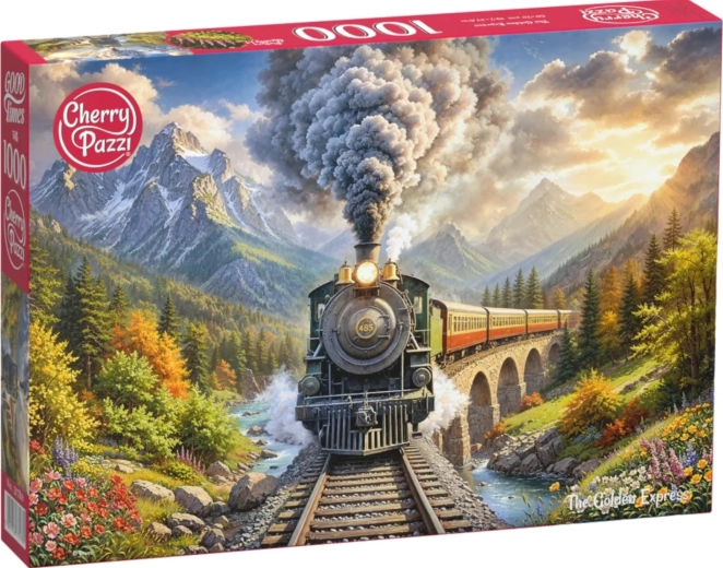 Puzzle Cherry Pazzi Expresul de aur, 1000 de piese