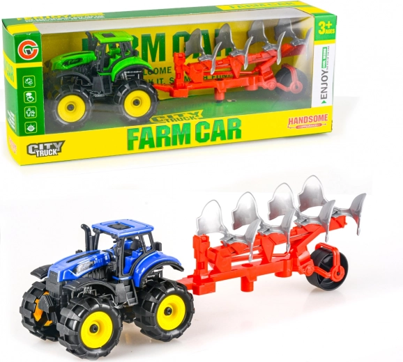 Tractor cu plug pe inerție 25 cm