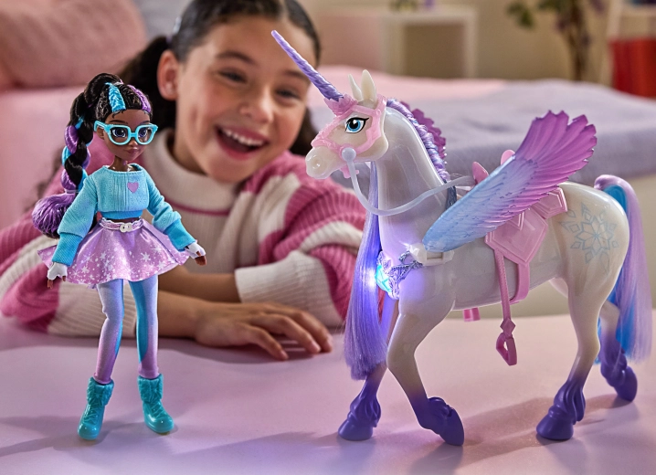 Unicorn interactiv Glacier cu lumini și sunete
