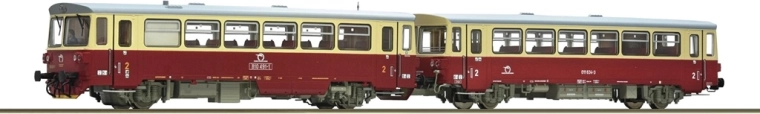 Roco automotor diesel 810 491-1 cu vagon remorcă ZSSK H0