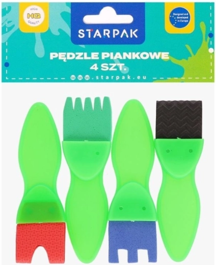 Set de pensule din spumă 4 buc.