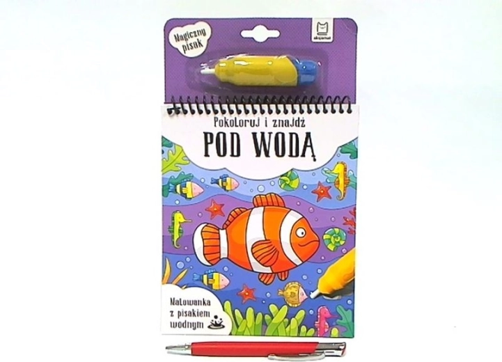 Malow – carte magică de colorat cu apă și marker cu rezervor de apă – Colorează cu apă
