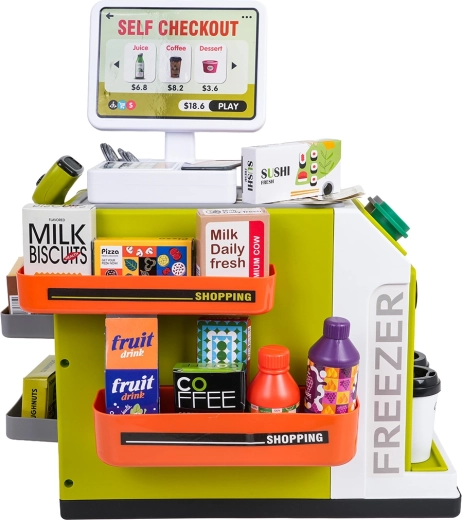 Casă de marcat self-service cu sunete și plată cu cardul