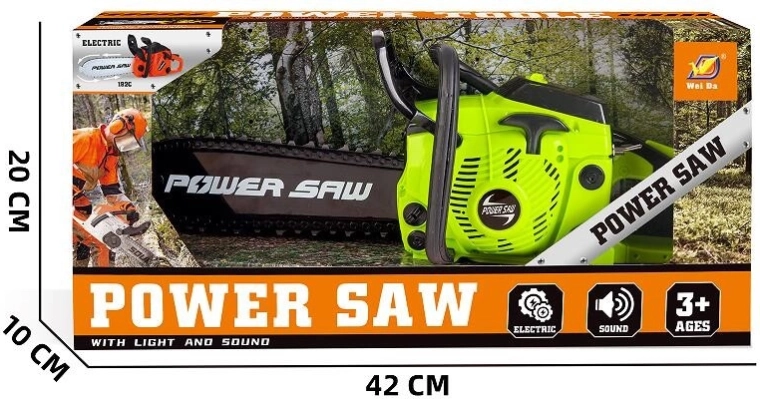 Ferăstrău cu lanț pentru copii cu lumină și sunet