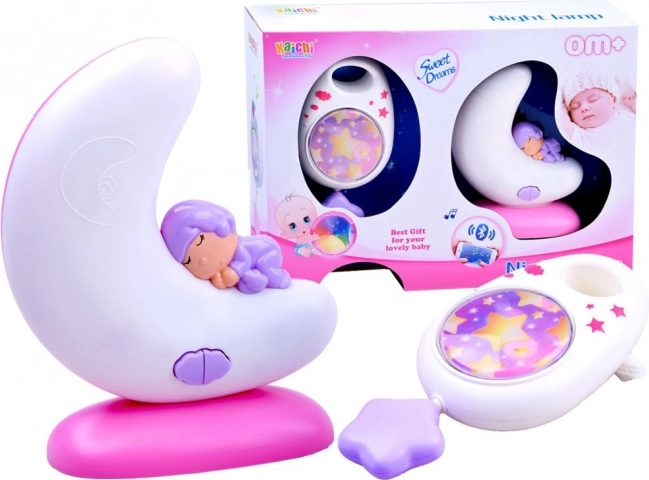 Lumină de noapte mobilă cu Bluetooth și mecanisme muzicale