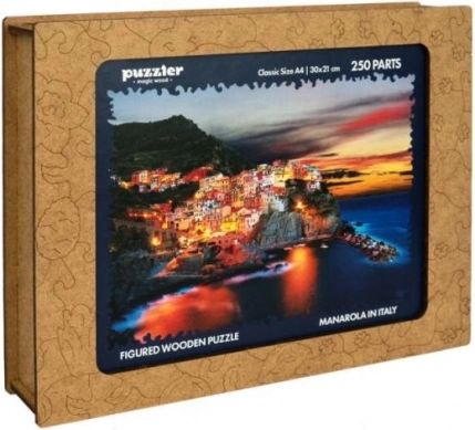 Puzzle din lemn Manarola în Italia, 250 piese