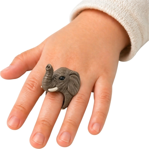 Motiv cu elefant pentru micii exploratori