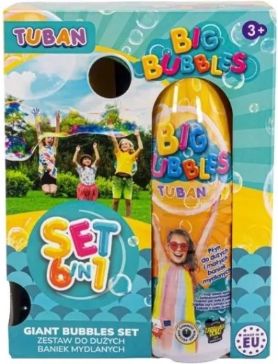 Set Tuban pentru baloane de săpun mari, 6 în 1