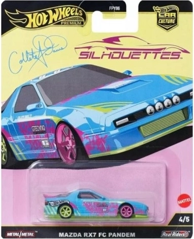 Model premium Hot Wheels Mazda RX-7 FC Pandem la scara 1:64