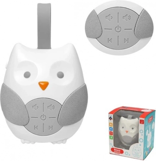Cutie muzicală interactivă – bufniță pentru copii de la 3 luni