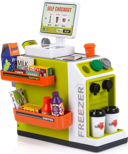 chipolino set de joacă supermarket cu casă de marcat self-service