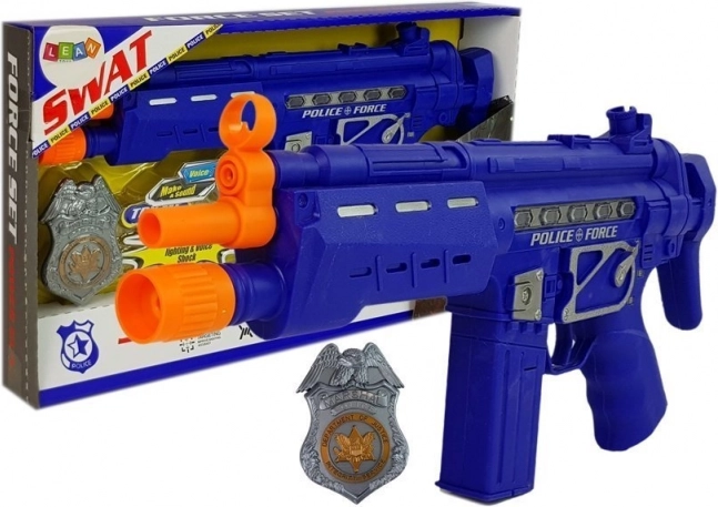 Set poliție pistol cu efecte de sunet și lumină