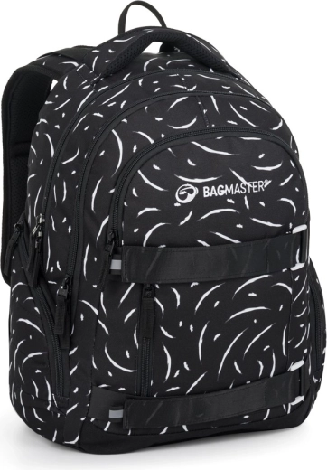 Rucsac pentru studenți Bagmaster Nomad 25 negru-alb