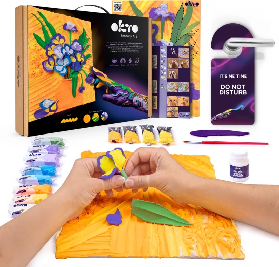 Set creativ OKTO Sensoty Art Irisi 30 × 40 cm