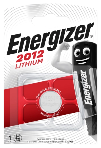 Baterie tip buton cu litiu CR2012 ENERGIZER 3 V, 58 mAh (1 buc.)