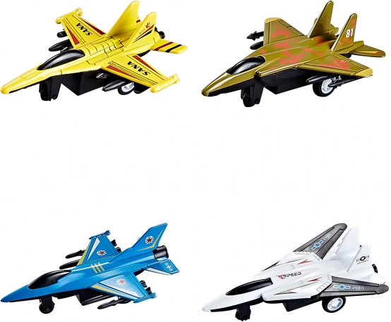 Avion metalic 10 cm