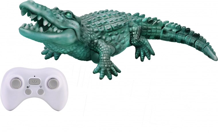 Crocodil RC pentru apă 35cm