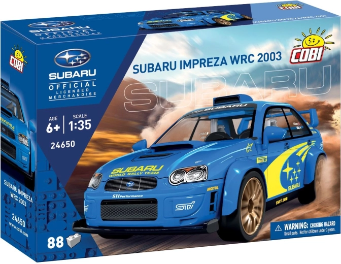 Cobi Subaru Impreza WRC 2003 1:35 (88 piese)