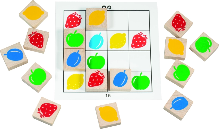 Grilă logică 4×4 fără repetare