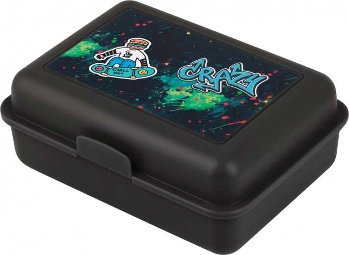 Lunchbox negru Chill Out CRAZY