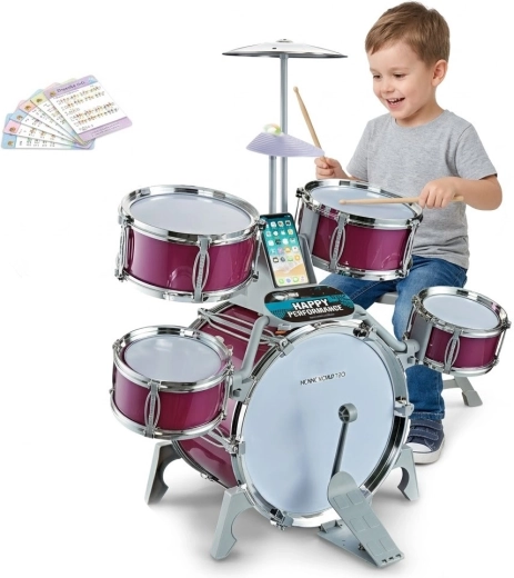 Set complet de tobe pentru micii muzicieni
