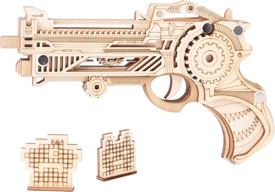 Puzzle 3D din lemn Arma cu elastice Virbius