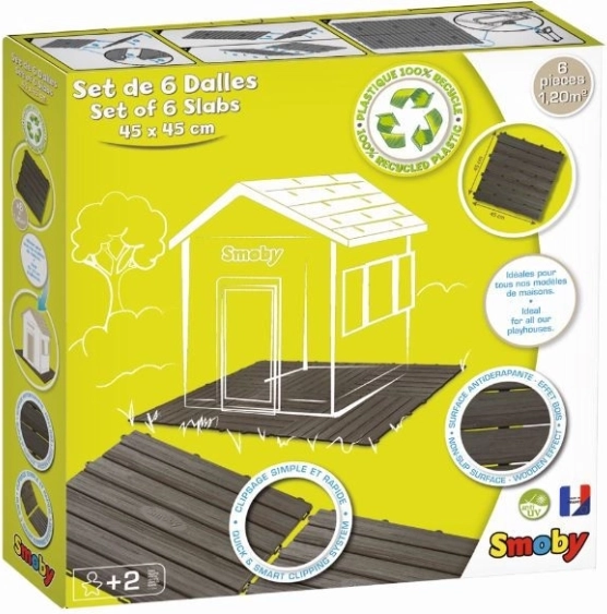 Panouri de podea pentru căsuța SMOBY – set de 6 piese