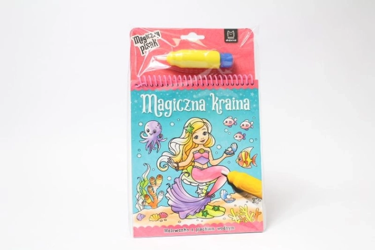 Cărți de colorat cu apă și marker cu apă „Tărâmul magic”