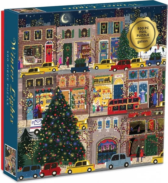 Puzzle Galison Luminile de iarnă 500 piese