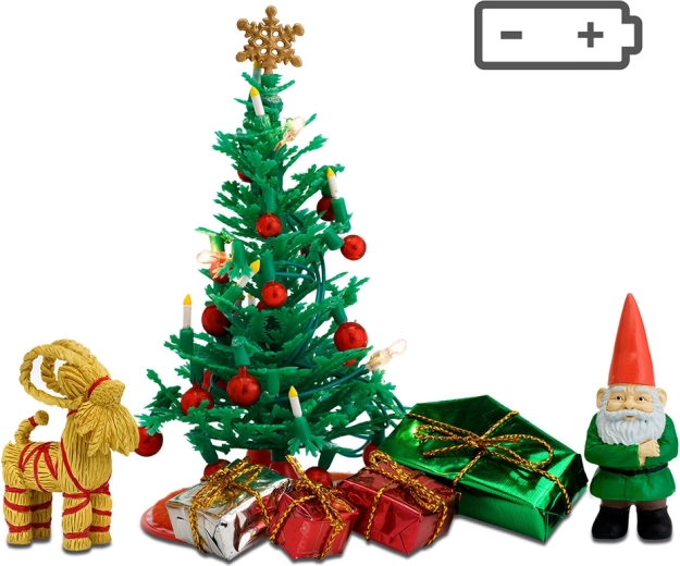 Set de decorațiuni de Crăciun Lundby pentru căsuța de păpuși