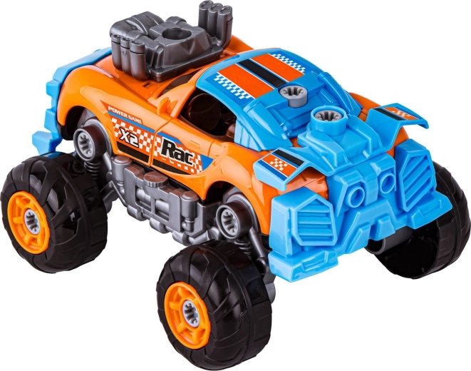 Conversie 3-în-1: mașină sport și monster truck