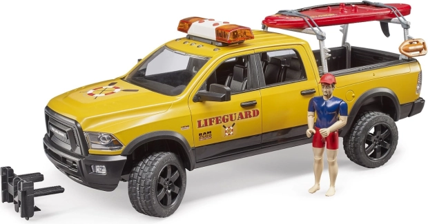 Bruder Dodge RAM patrula de coastă cu salvamar și accesorii
