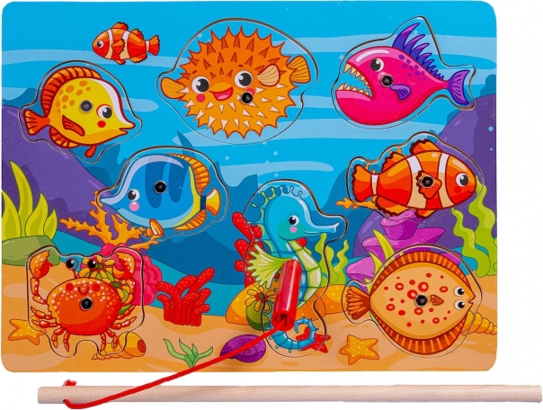 Undiță magnetică pentru „pescuit” ușor