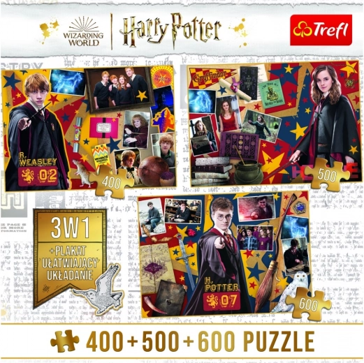Puzzle Harry Potter, Ron și Hermione 3 în 1