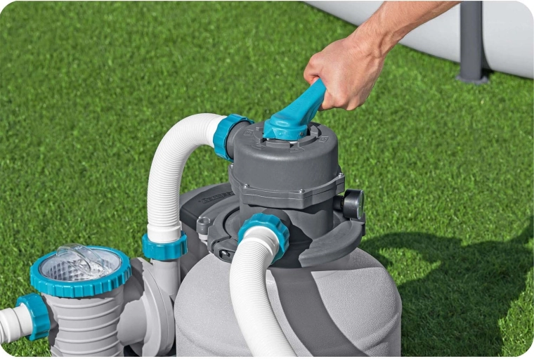 Valvă cu 6 poziții pentru comutare ușoară a funcțiilor