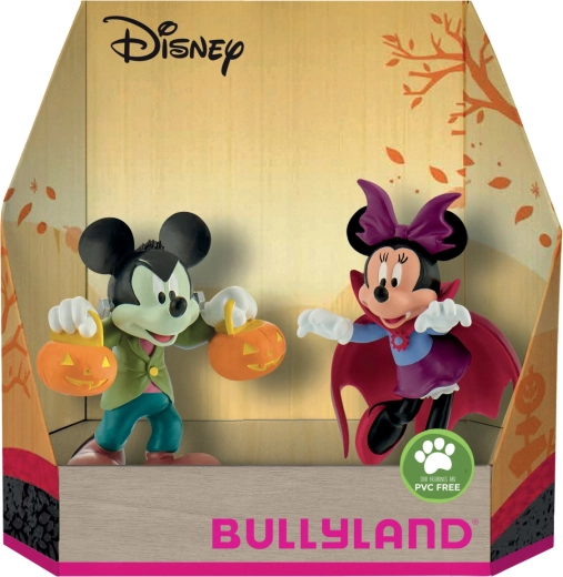 Bullyland Disney Mickey și Minnie – set cadou de figurine de Halloween