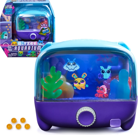 Spin Master Bitzee Aquarium – acvariu digital interactiv cu animăluțe virtuale