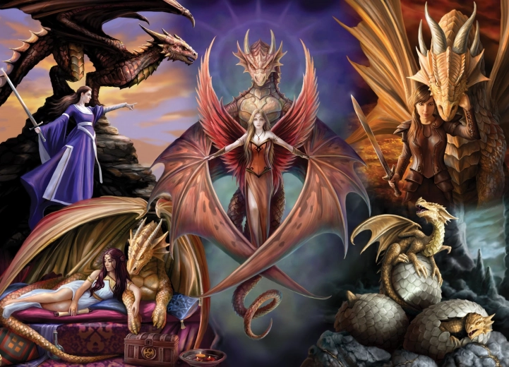 Puzzle Frăția Dragonilor 1000 piese