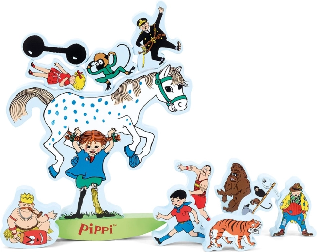 Pippi – joc de echilibru din piese de lemn
