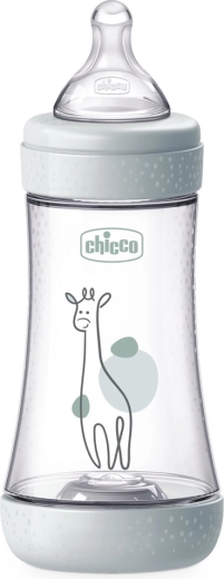 Biberon anticolici Chicco Perfect5 240 ml, debit mediu 2m+