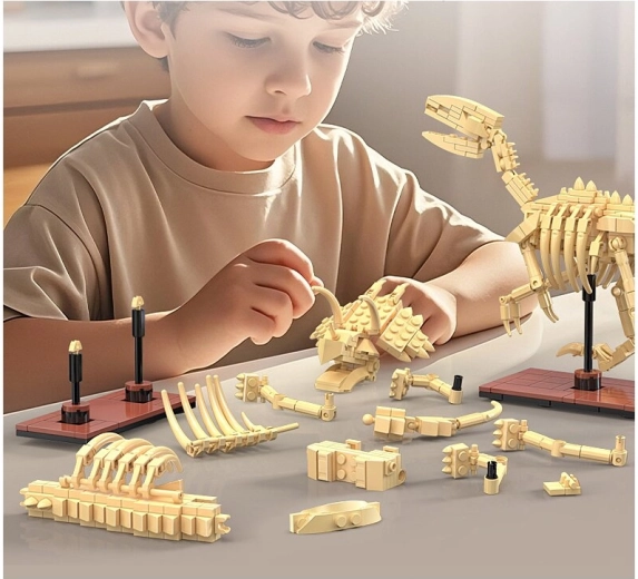 Construcție distractivă pentru micii paleontologi