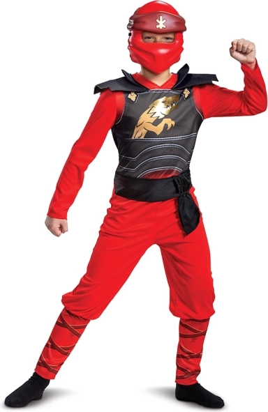 costum pentru copii Ninja Kai 4–6 ani cu mască