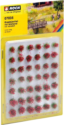 Smocuri de iarbă înflorite mini set 42 buc