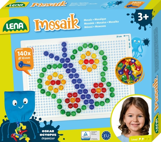 Lena mozaic cu piuneze pentru copii – Cristal