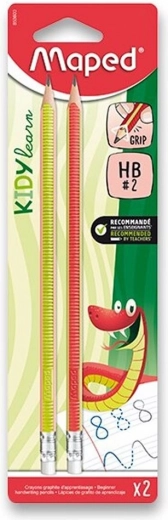Creion grafit Kidy Learn Grip set 2 buc duritate HB
