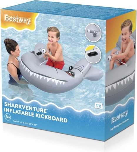 Ambarcațiune gonflabilă rechin cu tun de apă BESTWAY 160 × 115 cm