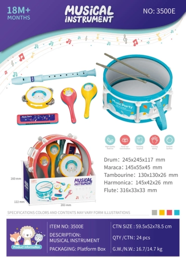 Set de instrumente muzicale pentru copii
