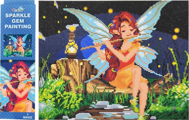 Vimalor pictură cu diamante Zână 34x43cm