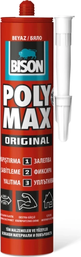 Bison Poly Max Original adeziv de etanșare alb 465 g